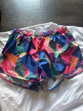 Old Navy Multicolor Geometric Athletic Shorts